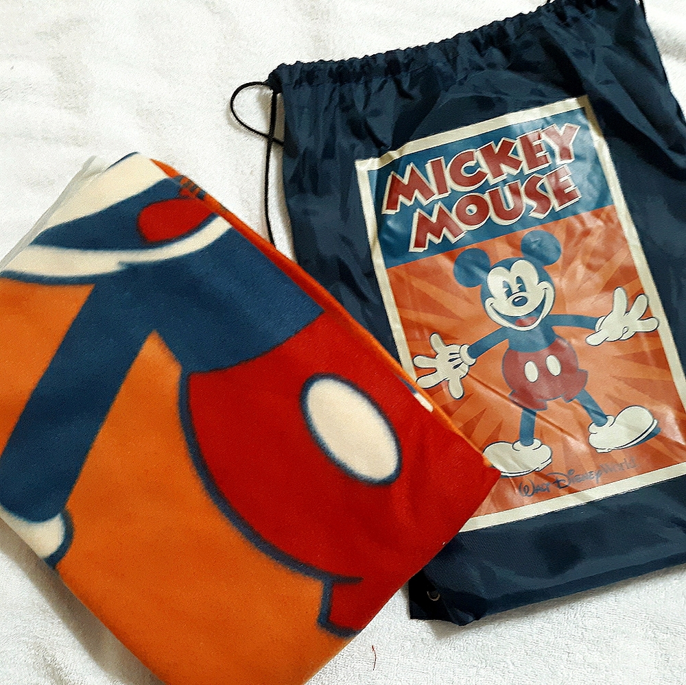 Disney Cinch Sack Backpack with Fleece thr…